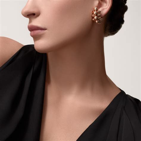 crn clash de cartier single earring xl model rose gold