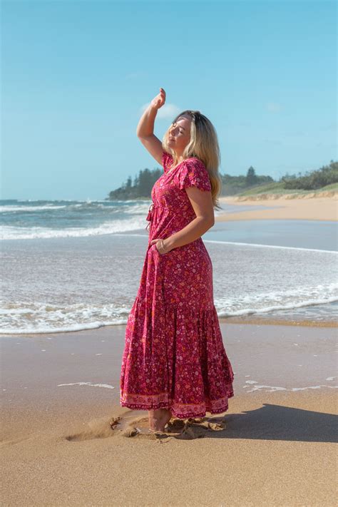 DRESS HS406P131 SIA MAXI ADORE - Naked Gypsy