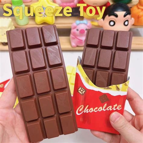 chocolate squishy slow rising chocolate squeeze toy slow rebound food