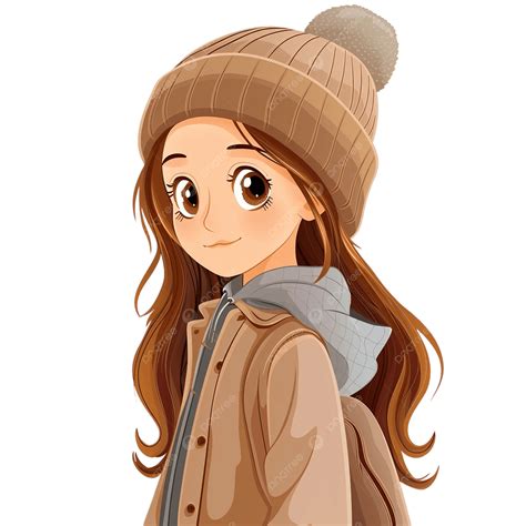 Desenho Animado De Menina Adolescente Feliz Vetores De Crianças