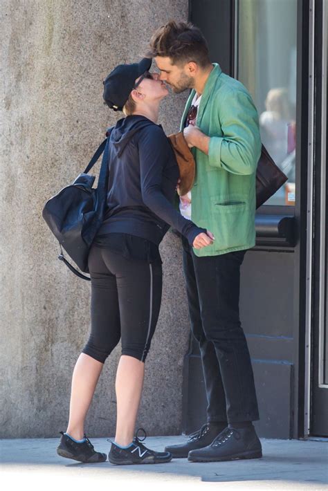 SCARLETT JOHANSSON Kissing Romain Dauriac Out in New York – HawtCelebs