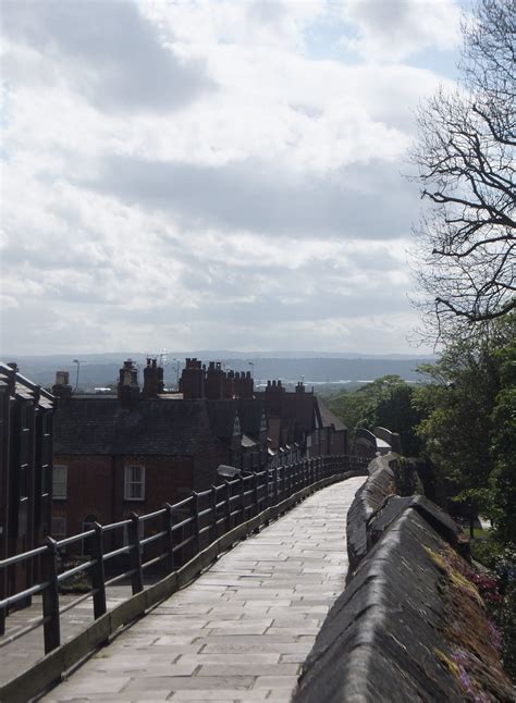 The Walls, Chester | With the Welsh hills in the distance. M