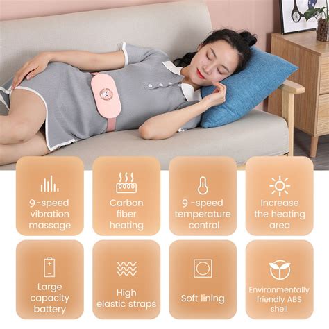 soulaer sabuk pijat penghangat perut warming belt menstrual mah