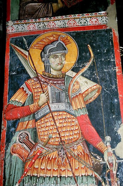 Фрески Лесновского монастыря (ок. 1347 г.). Македония : affresco ...