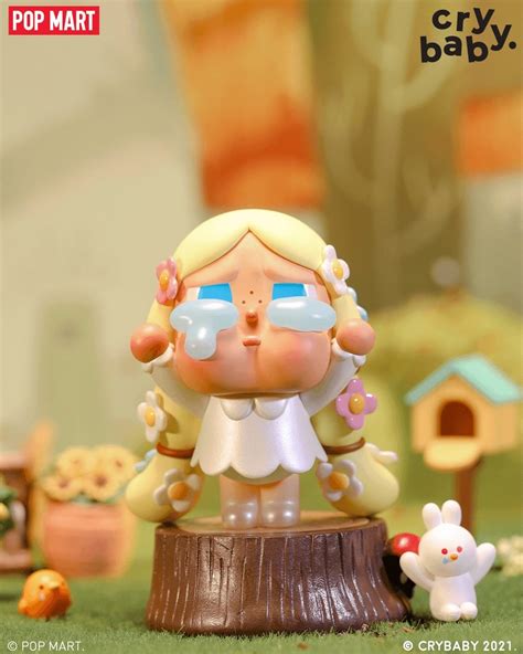 pop mart crybaby crying   woods series ace cards sdn bhd