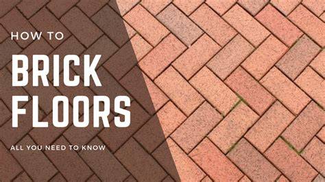 how to clean brick floors