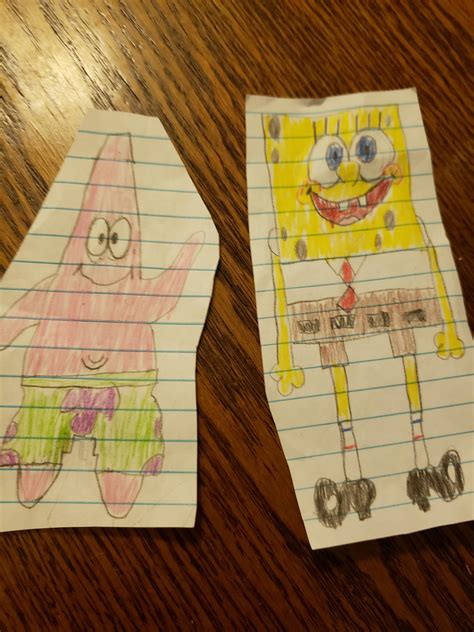 spongebob with pencil 4
