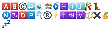 This is the alphabet created using only emojis. : r/oddlysatisfying