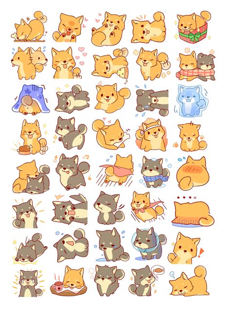 kawaii cute animal stickers 4