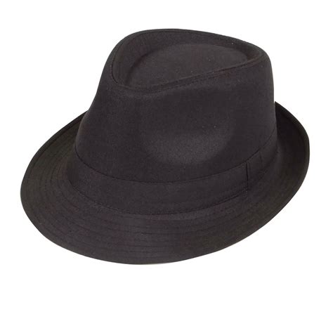 Black Fedora Hat Gangster Mob Mafia 40s Fancy Dress – XS-Stock.co.uk