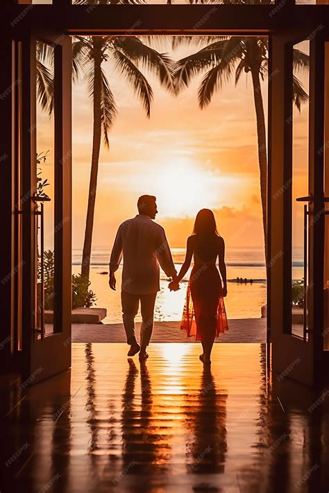 Premium Photo | Tropical vacation in a luxurious hotel romantic beach