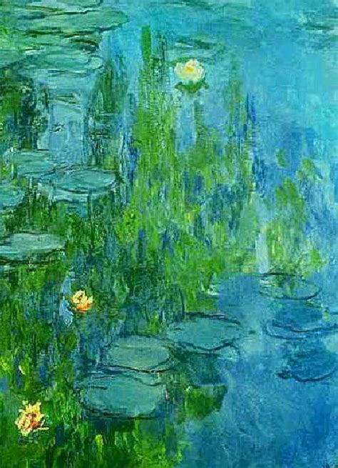 Lily pads ~ Claude Monet - I got to see where this was actually painted ...