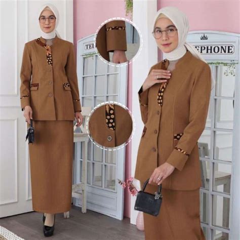 Jual Blazer Pns Asn Seragam Pns Pemda Baju Dinas Setelan Jas Pdh Wanita ...