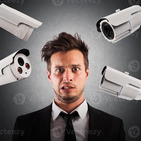 Man being Spied on 21202037 Stock Photo at Vecteezy