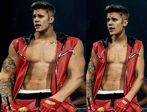 Justin bulking up (muscle growth tf on stage) by bigboysmorphed on ...