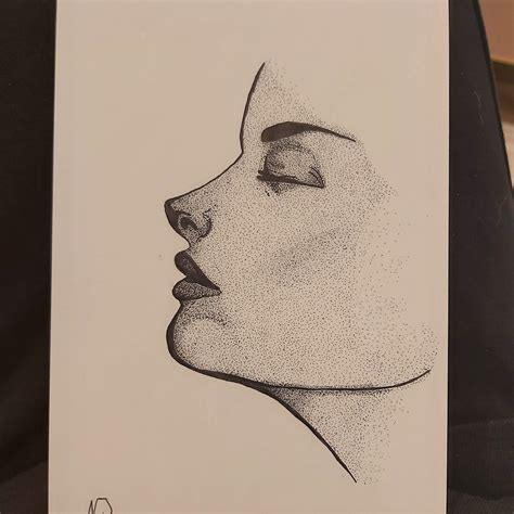 dotted drawing  behance