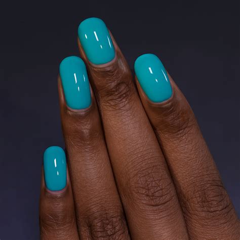 Acrylic Nails Teal