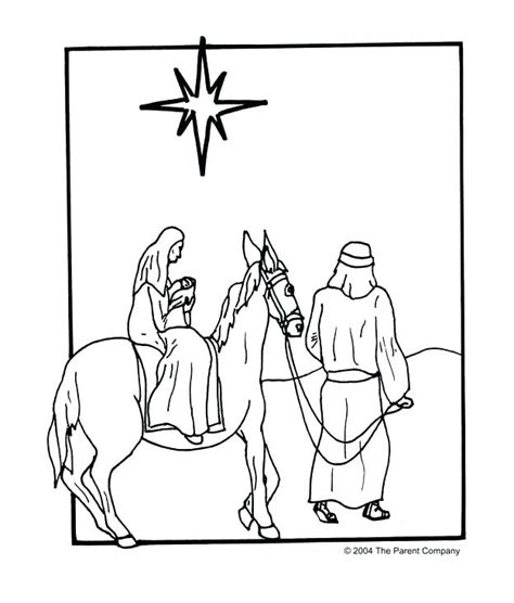 Mary And Joseph Coloring Pages at GetColorings.com | Free printable ...