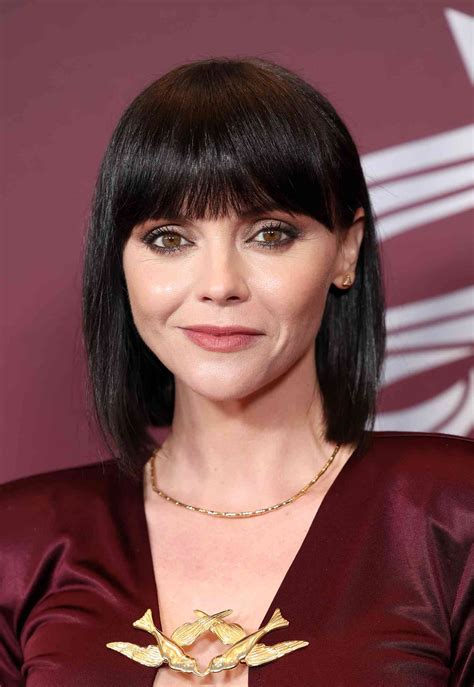 Christina Ricci Paired Her Legendary Bangs With a High-Slit Cut-Out Gown
