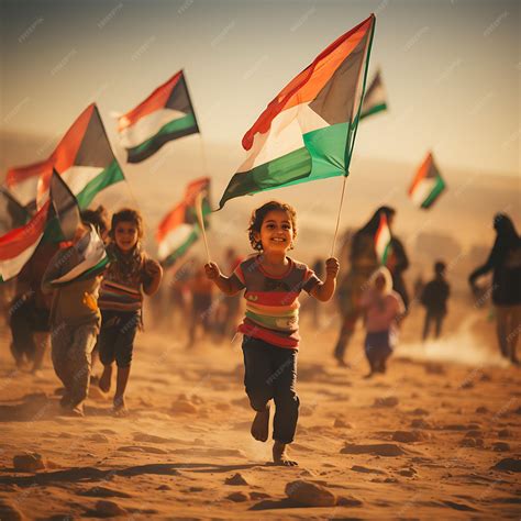 Premium Photo | Photoshoot of Hope Amidst Devastation Children Flying