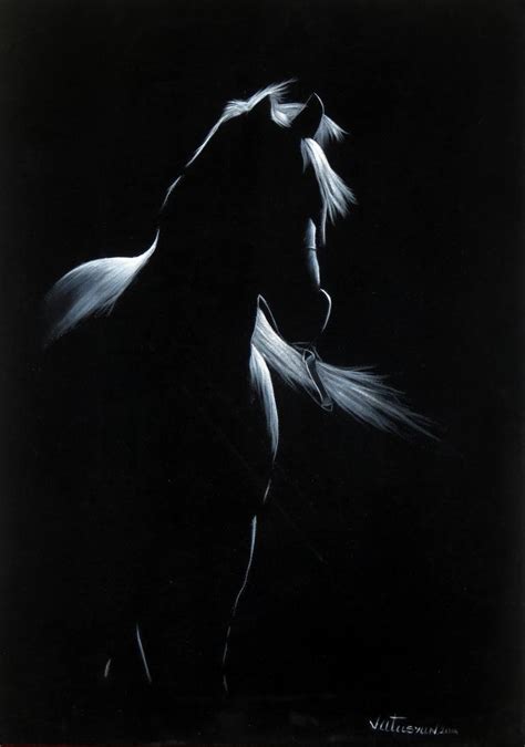 Horse Silhouette Painting at PaintingValley.com | Explore collection of ...