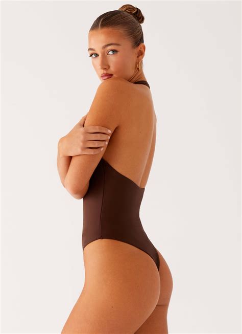 Delia One Piece Swimsuit - Chocolate – Peppermayo US