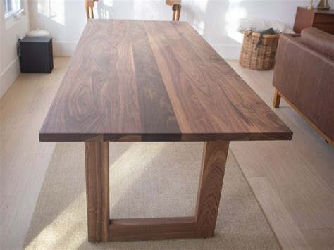 Mid Century Modern Dining Table Narrow Walnut Dining Table on - Etsy Canada