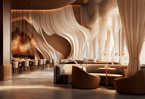 restaurant，interior design, :: Behance