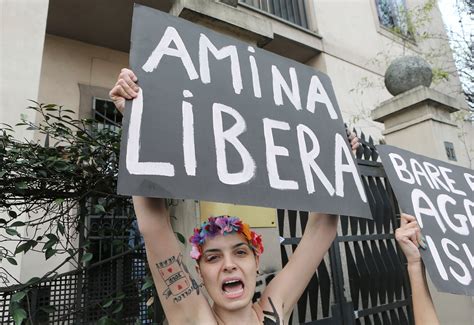 Mideast feminists reject topless protests across Europe - CBS News
