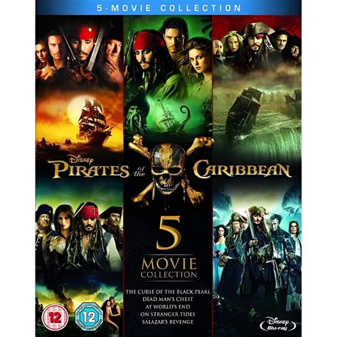 Pirates of the Caribbean - Complete Collection All 5 Movie Collection
