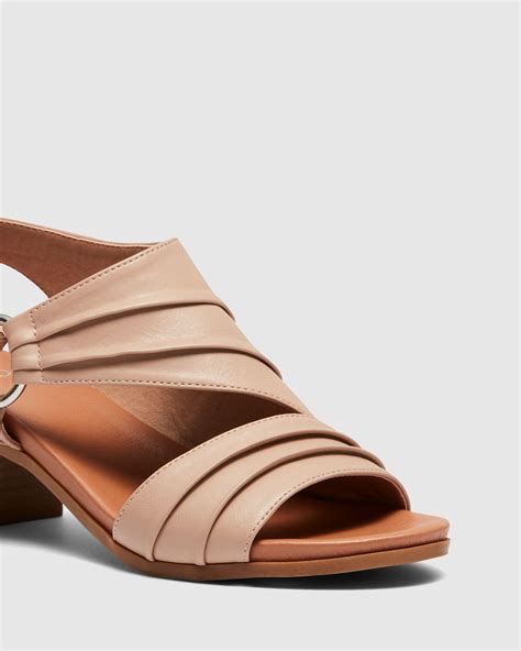 USERA Nude Low Heels | Buy Women's HEELS Online | Novo Shoes