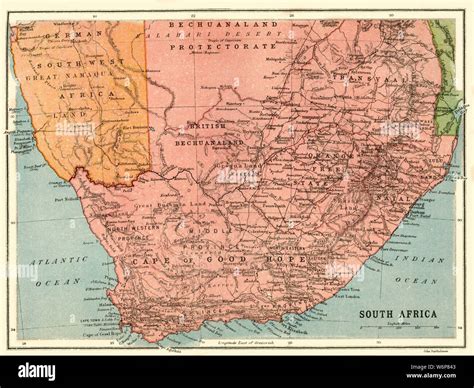 transvaal south africa map