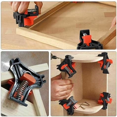 Free shipping- 4pcs Corner Mate 90° Right Angle Adjustable Clamps Corn