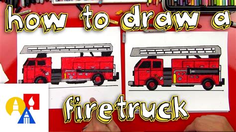 Fire Truck Sketch at PaintingValley.com | Explore collection of Fire ...