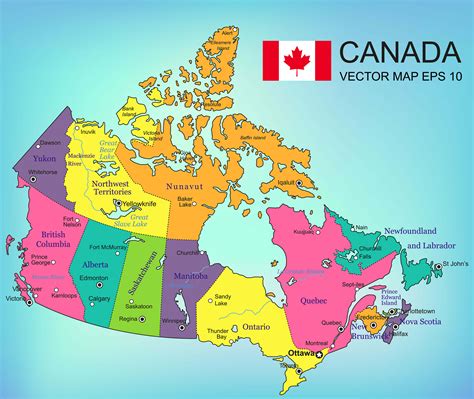 map canada