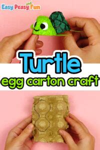 Egg Carton Turtle Craft for Kids - Easy Peasy and Fun