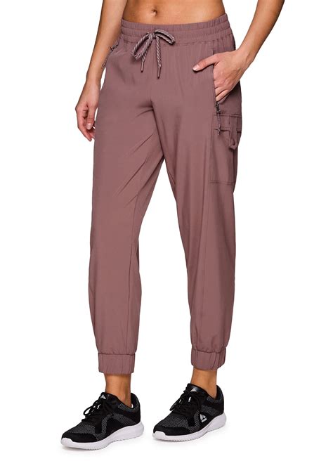 Avalanche Women's Woven Ripstop Cargo Jogger Pants With Zipper Pockets ...