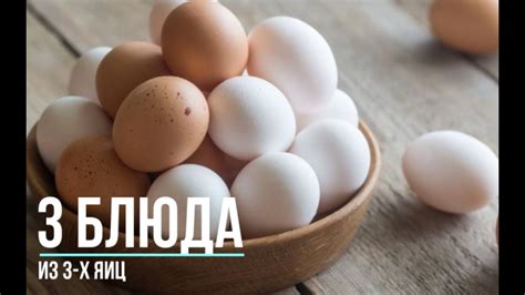 3 блюда из 3-х яиц за 10 минут. Рецепт из яиц: Шакшука, рулет, скрамбл ...