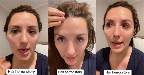 ‘My entire head of hair was basically laying on the floor.’ A Woman Got ...