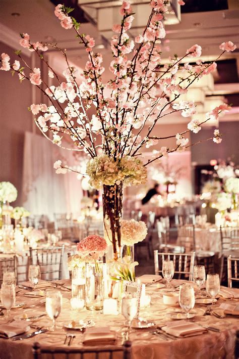 cherry blossom tree centerpiece