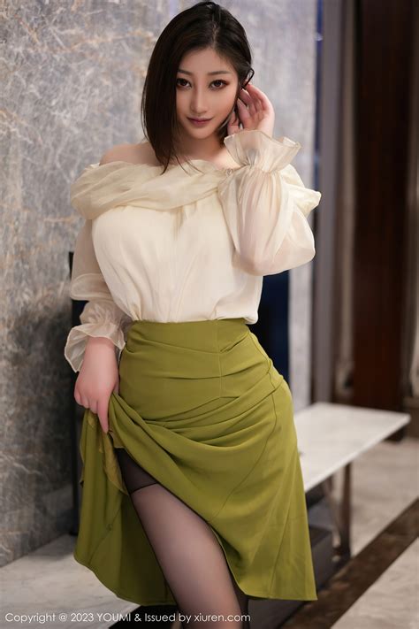 [YOUMI尤蜜荟] VOL.940 妲己_Toxic 黑丝短裙 - 微图坊