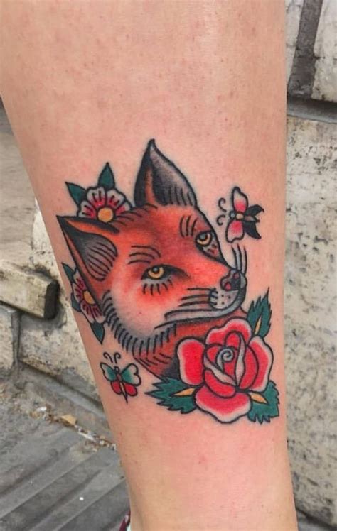Traditional Fox Tattoo: Timeless Style, Enduring Symbolism