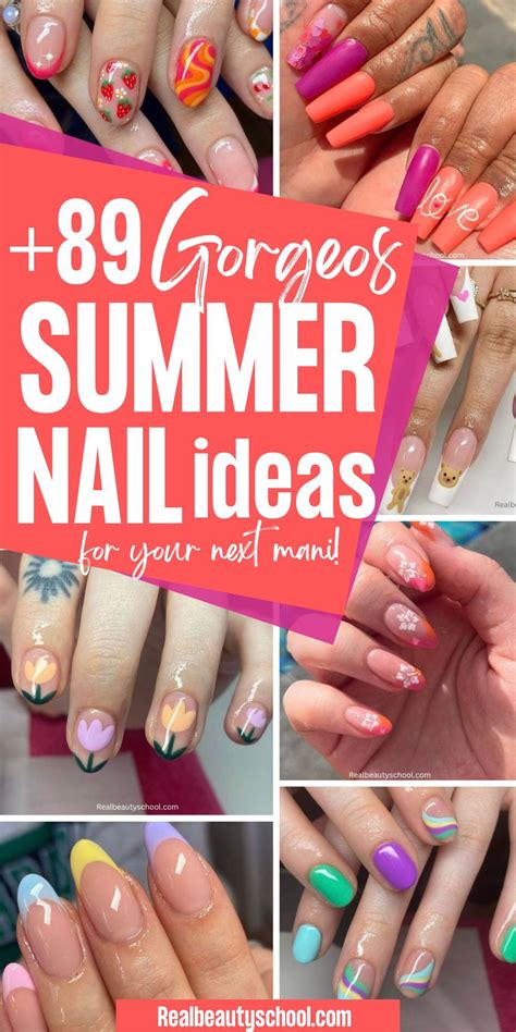 The BEST SUMMER NAIL DESIGNS for your Next Manicure! | Easy nail ...