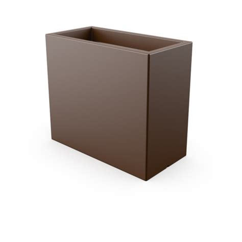 Кашпо с двойным дном 70х80 см коричневое Cubric DB Brown - купить за ...