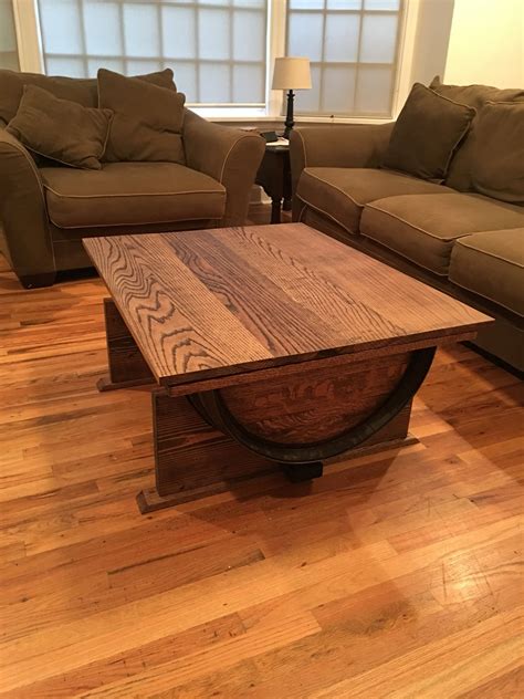 Wine Barrel Coffee Table