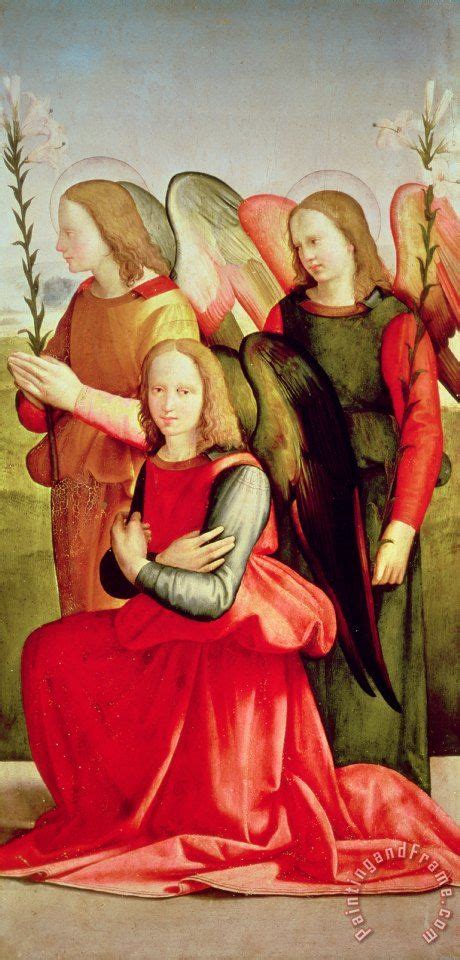 Ghirlandaio Three Angels painting - Three Angels print for sale | Angel ...