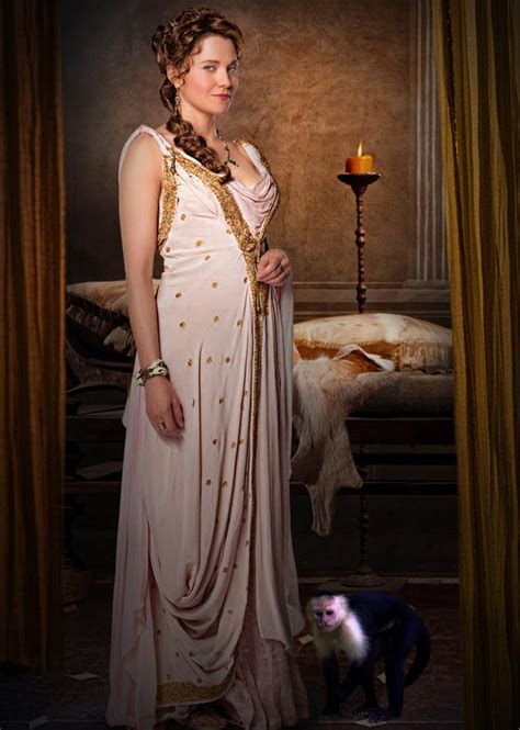 Lucretia Batiatus and Her Daemon by LJ-Todd on DeviantArt