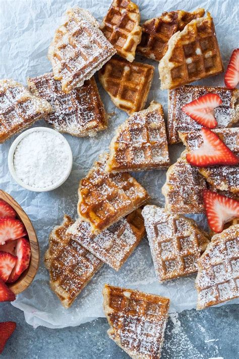 Liege Waffles (Belgian Sugar Waffles) Recipe - Well Vegan