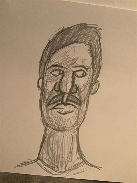 pencil sketch   guy   myart  deviantart