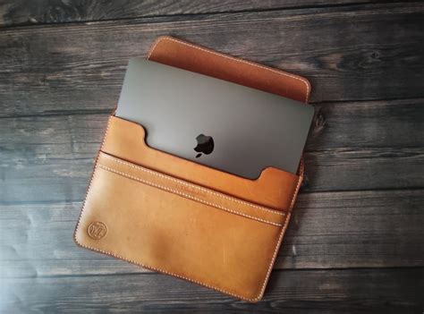Выкройка кожаный чехол для MacBook Air или папка для документов